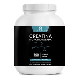 Creatina Muscle Life Monohidratada 3kg 600 Servicios Varios
