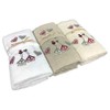 tex family Tiroler Love Towel Set White
