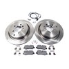 Rear Brake Kit, Includes Standard Rotors & Textar Brake Pads