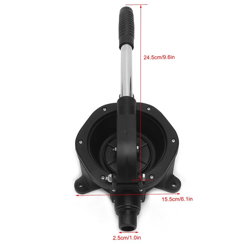 Hand Diaphragm Pump, Stainless Steel Pump, Manual Bilge Pump, Self-priming
