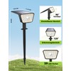 GOLUMUP Solar Spotlight for Outdoor Garden with Motion Sensor, Pack