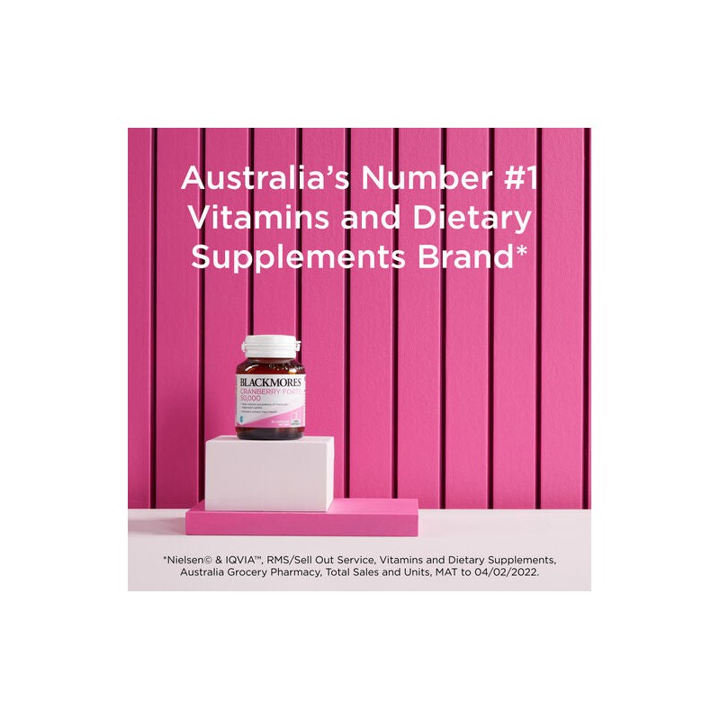 Blackmores Cranberry Forte 50000mg 30 Capsules