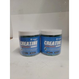 Bageto Lot of 2 Bageto Creatine Monohydrate 5000mg Gummies Buleberry 120ct (240 Total)