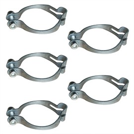 Lotatheta 5 Sets Metal Ring Firmly to Frame MTB Bike Cable Guide Brake Cable Shift Cable Derailleur Cable Base Guide Clip Fitting Line Tube Housing Durable