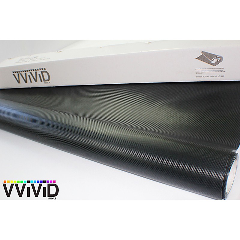 VViViD XPO Dry Deep Black 3D Carbon Fiber Vinyl Wrap