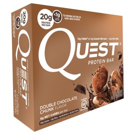 Quest Nutrition Protein Bar, Double Chocolate Chunk, 4 Count