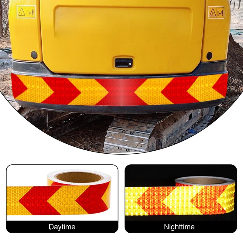 Vxcvzv 1 Roll 2 Inch x 32 Ft Reflective Strips