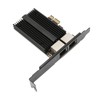 PCIe Network Card 2.5Gbps Dual Port Gold Plated Pin Aluminium