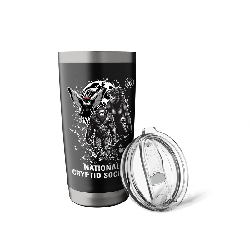 National Cryptid Society Bigfoot Mothman Dogman Cryptid Stainless Steel Insulated