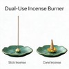 3.54” Cute Ceramic Incense Holder, Portable Ceramic Incense Stick Holder,
