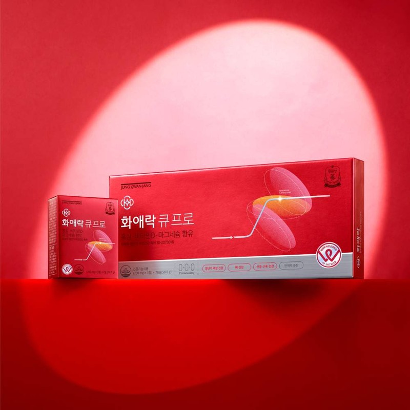 Jeonggwanjang CheongKwanJang Hwaaerak Cupro 700mg 84 tablets / 정관장 화애락