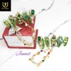 ❗Limited Edition❗ Evergreen Handmade Nail Tips✨ - Long Almond /