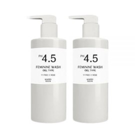 Happy Bath PH4.5 Mildly Acidic Rose Gel Feminine Cleanser 250g x 2 / 해피바스 PH4.5약산성 로즈 젤 여성청결제 250g x2개