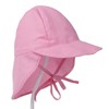 Baby Flap Sun Hat Wide Brim Quick Dry Cotton Adjustable