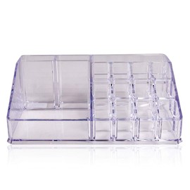 accentra Cosmetic Organiser, Practical Storage for Makeup and Beauty Products with 16 Compartments