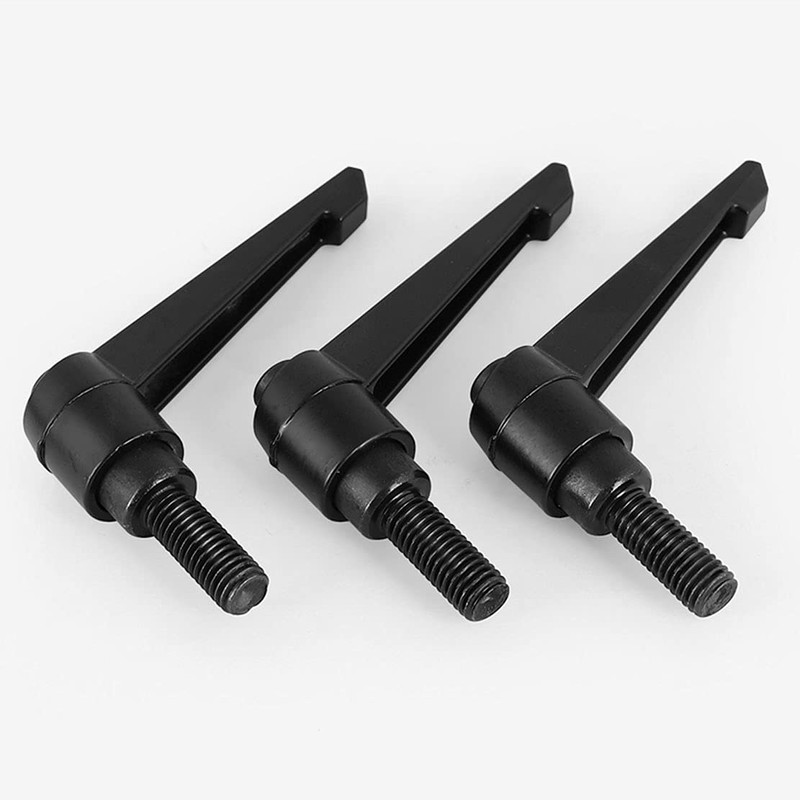 Anawakia Clamping Lever Handle, M12 Stainless Steel Male Thread, Adjustable