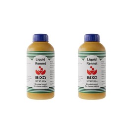 Bixa Liquid Microbial Rennet For Cheese Making | Vegetarian | Milk Coagulant | Non GMO | CUAJO BIXA LIQUIDO | CUAJO PARA QUESO | 17 fl oz (Pack of 2, 34 Fl Oz)
