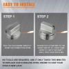 DPHealth 5PCS Stainless Steel Control Knob Compatible with GE Gas