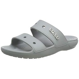 Crocs Unisex Classic Sandal, Light Grey, 11 US Men