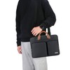 Lacdo 360° Protective Laptop Shoulder Bag for 13 inch New
