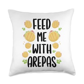 Arepas Grill Arepa Maker Colombian Snacks Arepa Flour Arepas Throw Pillow
