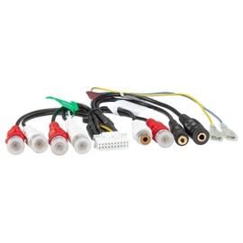 tomzz Audio 7000-045 Original Radio Connection Cable 20 Pin to RCA RCA Preamp Compatible with Pioneer AVIC X1 AVIC-X1BT AVIC-X3