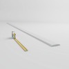 Ekena Millwork WM713 - Americraft Modern Baseboard Moulding, 9/16"D x