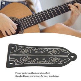 Pwshymi Metal Truss Rod Cover with Pattern Decoration and Screws - Ideal Replacement for Guitar Accessories