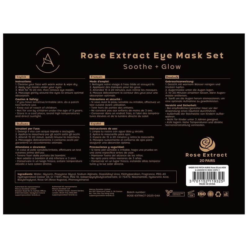 Under Eye Patches, Collagen Masks for Puffy Eyes, Dark Circles,