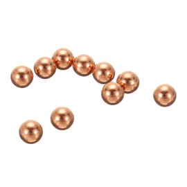 sourcing map 10 Pcs Precision Solid Copper Bearing Balls 5/16" (7.938mm) Pure Copper Ball Spheres for Machinery, Automotive, and DIY (T2 Copper)