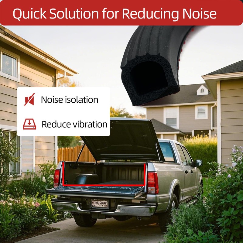 Aroilder EPDM Rubber Seal Strip, Self-Adhesive D Shape Rubber Weather