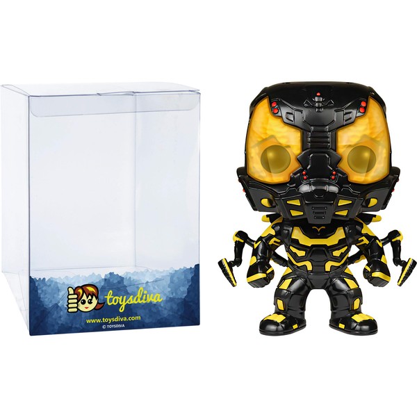Yellow Jacket: P o p ! Vinyl Figurine Bundle with 1 Compatible 'ToysDiva'