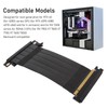 PCIE 4.0 X16 Riser Cable High Speed Flexible Double Sided