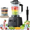 Professional Blender,Smoothies Blenders, PRASKY Max.2400Watts/1000Watts Blender and Grinder Combo 25000RPM