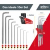 Wiha ProStar Ball End Hex L-Key Set (9 Pieces)