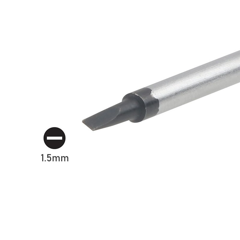 Precision 1.5mm Slotted Mini Flathead Screwdriver Magnetic Tip for Eye