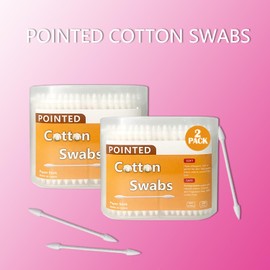 600PCS Precision Tips Cotton Swabs,Pointed Tips Makeup Tools, Household Cleaning, Beauty Tools & Personal Care