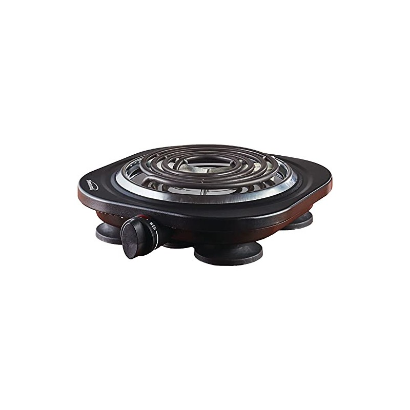 Brentwood TS-321BK 1000w Single Electric Burner, Black