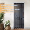 XTMYI Sheer Door Curtains for Doorway,80 in Length,50% Semi Privacy,Airy