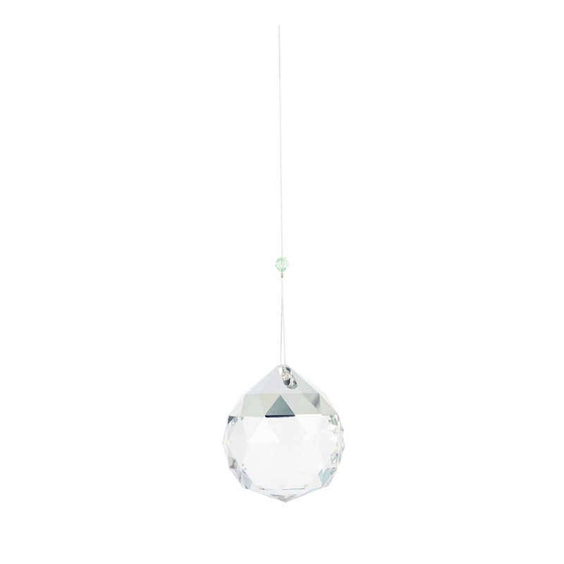 Tierra Zen Feng Shui faceted crystal ball 4cm