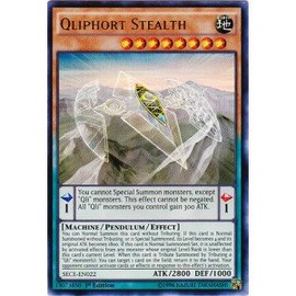 YU-GI-OH! - Qliphort Stealth (SECE-EN022) - Secrets of Eternity - 1st Edition - Ultra Rare