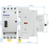 Baomain 24V AC 4-Pole Contactor, 16A 4NC Normally Closed, DIN