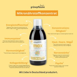 Max Micronutrient Concentrate for Your Immune System (More Details at Product Information). Made from 14 Selected Vitamins & Minerals, Natural & Vegan