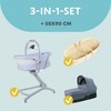 Fitted sheet for stroller and cradle for baby bed Set