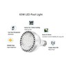 LED Pool Light Bulb 120V 65W Daylight White 6000K Swimming