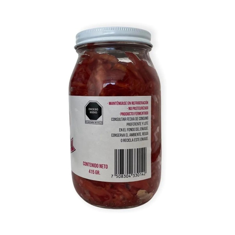 Chucrut Rojo Beetkraut Col Fermentada 415g Kol