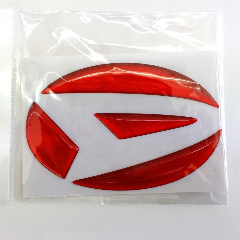 BATBERRY Doming Emblem Daihatsu ver01 Metallic Red Hijet Truck S500P/S510P