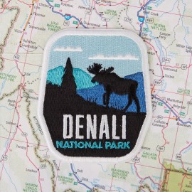 Denali Iron on Travel Patch - Great Souvenir or Gift for travellers