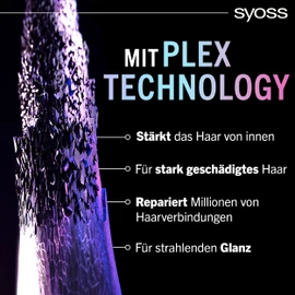 Syoss Intense Plex Deep Conditioner (250 ml), Rich Conditioner Repairs Millions of Damaged Hair Connections & Gives Shine, Conditioner for 20x Stronger Hair