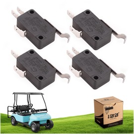 10L0L Golf Cart Micro Switch with 2 × 2 Prong Switches & 2 × 3 Prong Switches for Club Car DS Precedent OEM 1014807,1014240, 1014805